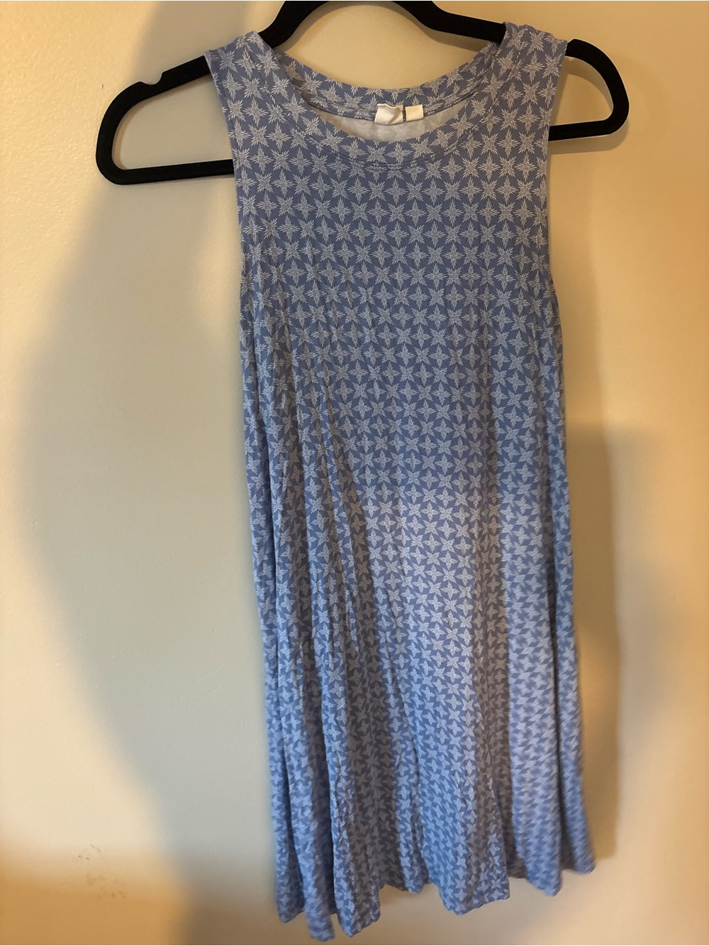 GAP Blue Sunburst Pattern Dress
